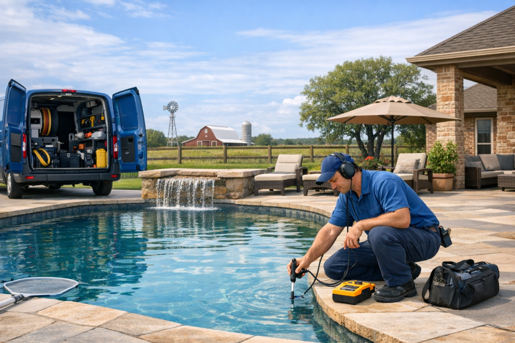 Experienced Professionals for Pool Leak Detection & Repair in Earl, Oklahoma