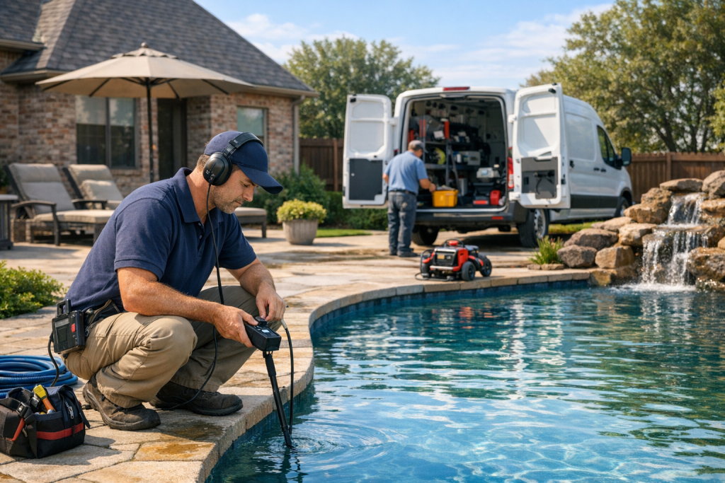 Expert Pool Leak Detection & Repair Services in Jones, Oklahoma