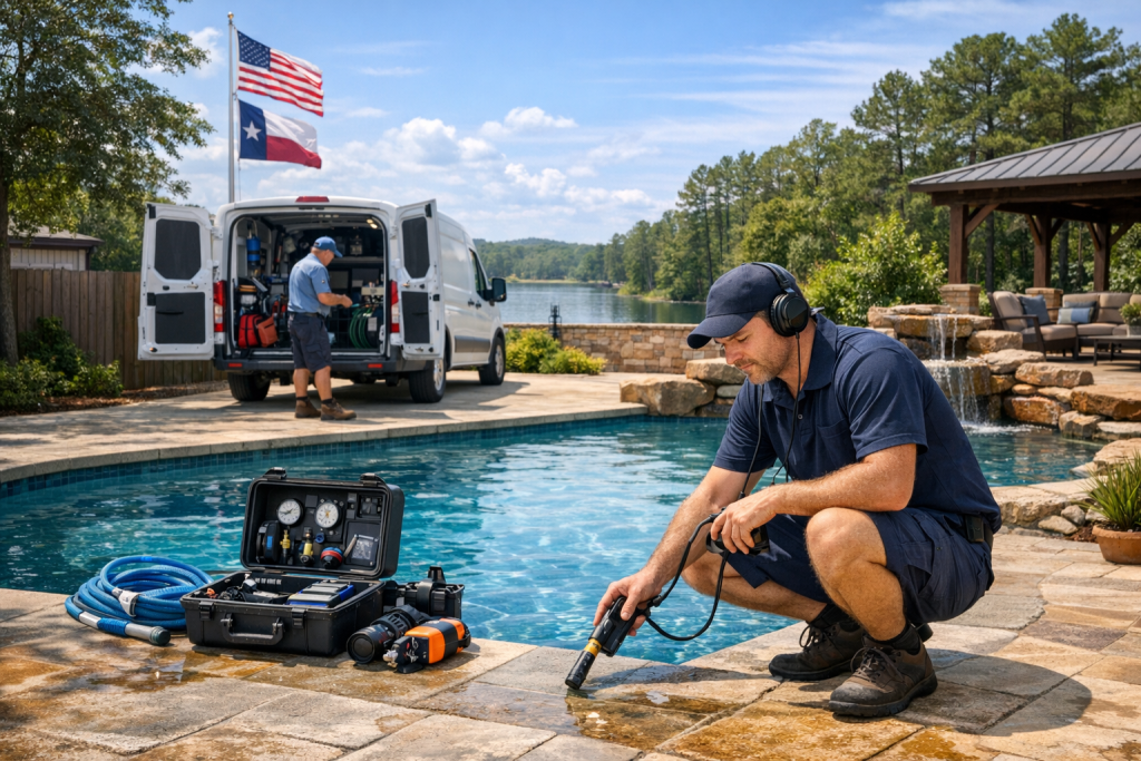Expert Pool Leak Detection & Repair Services in Ore City, Texas