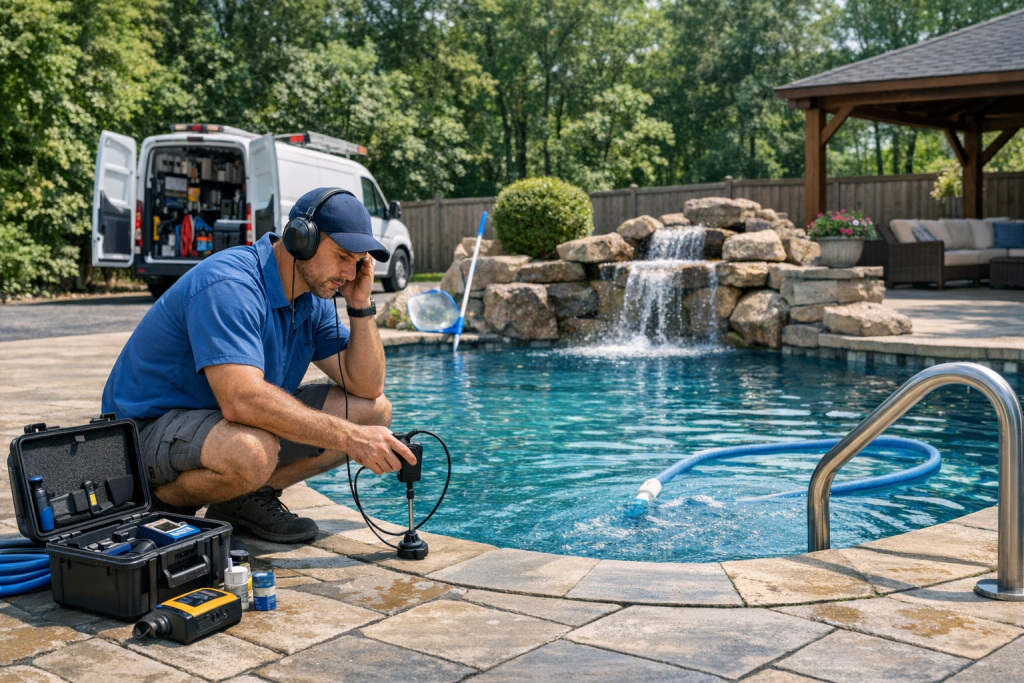 Expert Solutions for Pool Leak Detection & Repair in Tollette, Arkansas