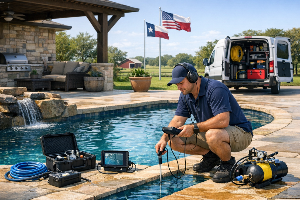 Fast & Reliable Pool Leak Detection & Repair in Leary, Texas