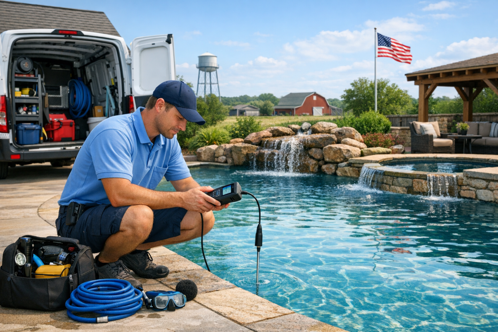 Fast & Reliable Pool Leak Detection & Repair in Mounds, Oklahoma