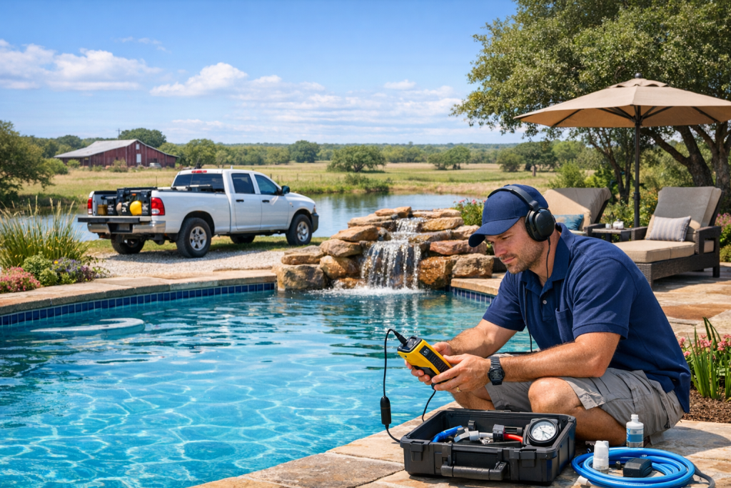 Full-Service Pool Leak Detection & Repair in Cade Lakes, Texas