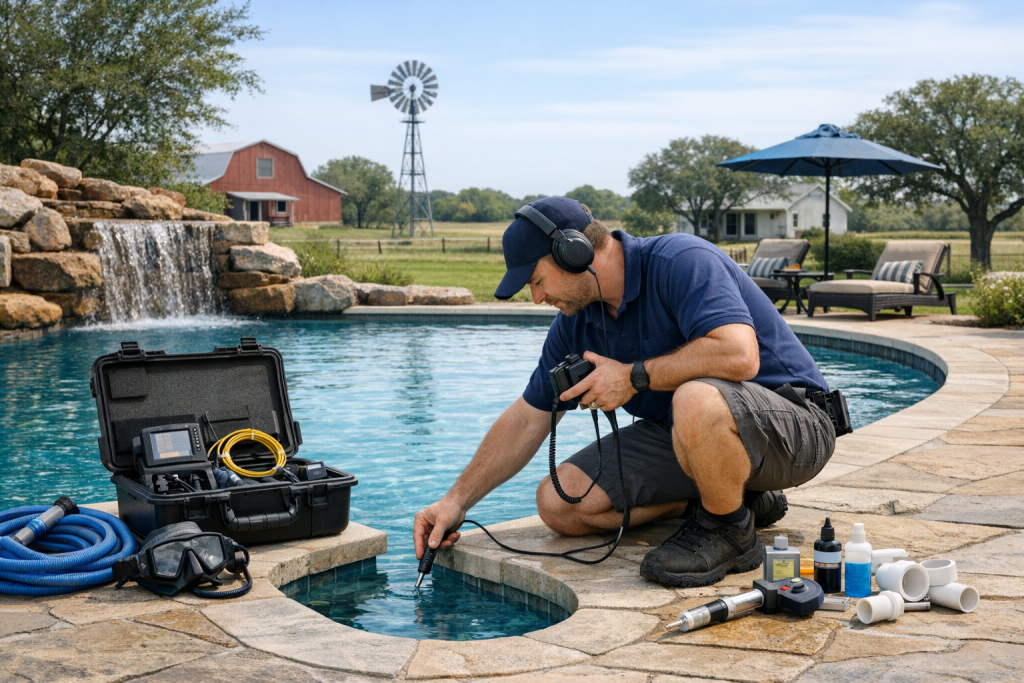 Full-Service Pool Leak Detection & Repair in Crawford, Texas