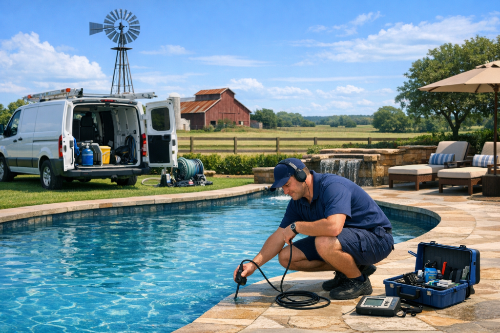Full-Service Pool Leak Detection & Repair in Ennis, Texas