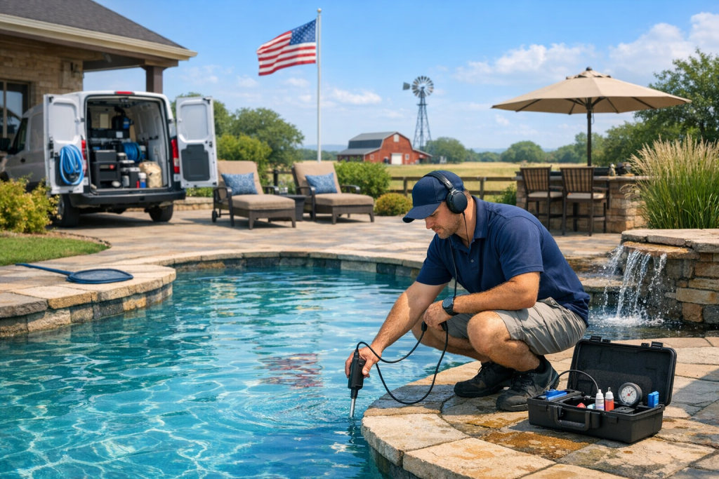 Helping Customers with Pool Leak Detection & Repair in Redfield, Texas