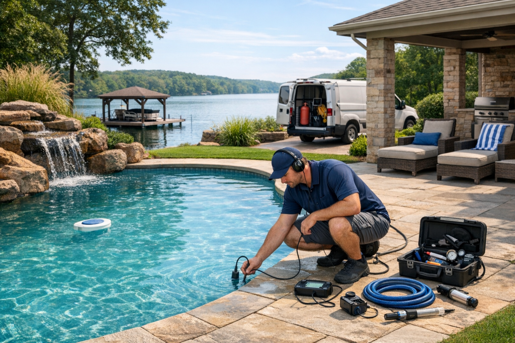 Helping Property Owners with Pool Leak Detection & Repair in Cedar Lake, Oklahoma