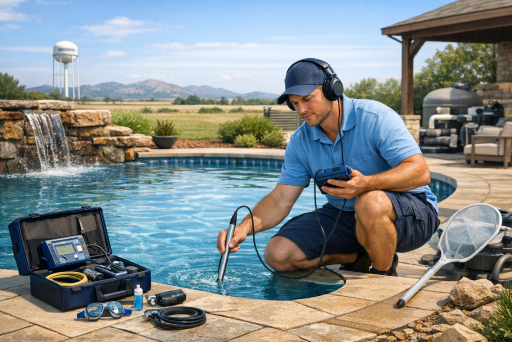 Helping Property Owners with Pool Leak Detection & Repair in Geronimo, Oklahoma