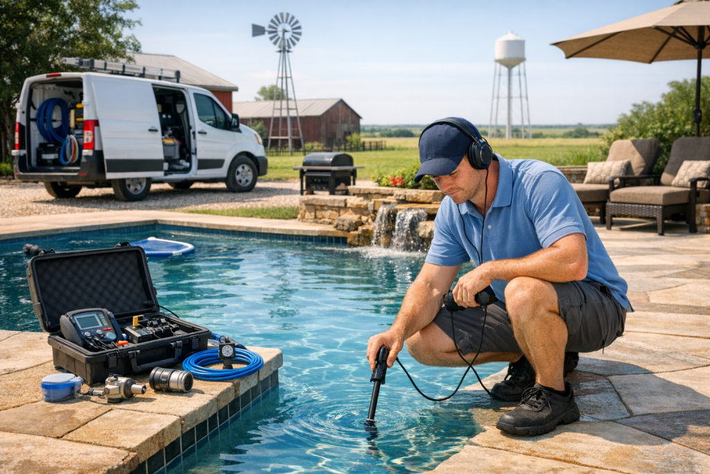 Helping Property Owners with Pool Leak Detection & Repair in Stamford, Texas