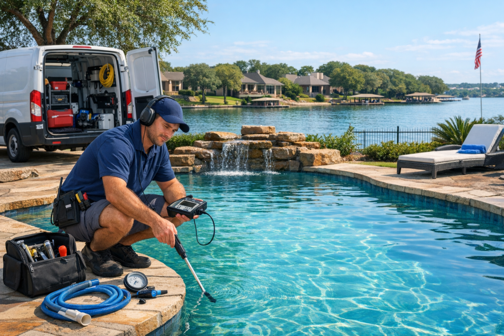High-Quality Pool Leak Detection & Repair in Meadowlakes, Texas