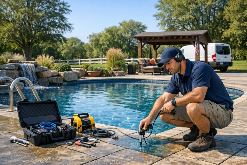 High-Quality Pool Leak Detection & Repair in Ogden, Arkansas