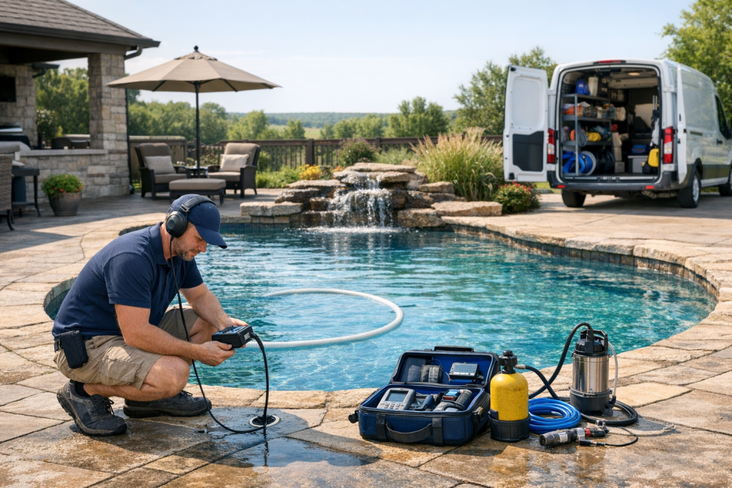 High-Quality Pool Leak Detection & Repair in River Bottom, Oklahoma