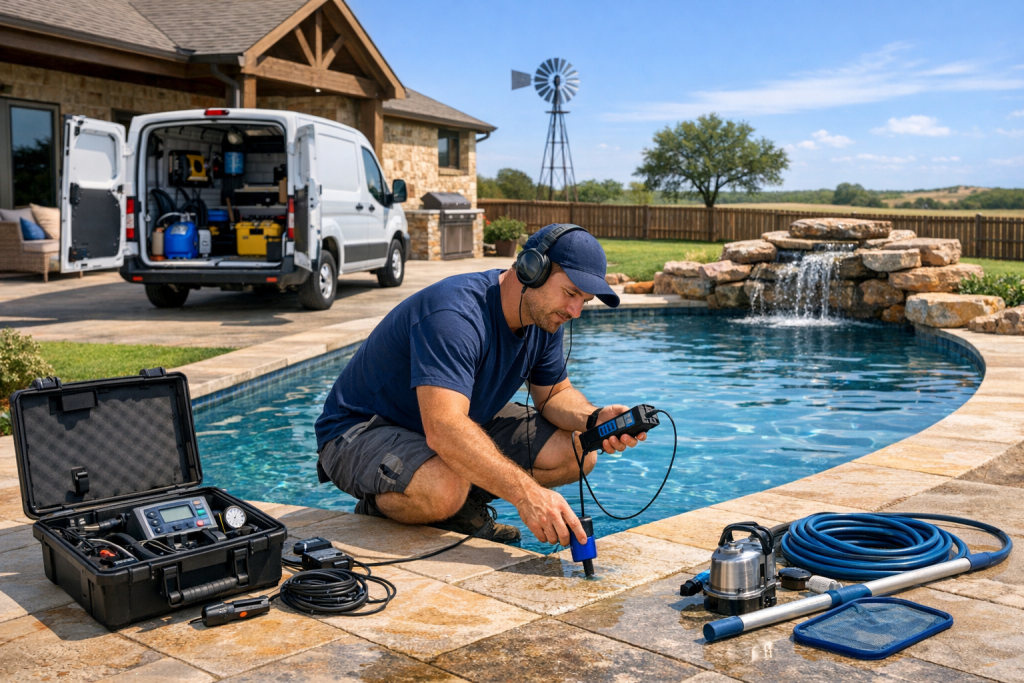 Local Experts Providing Pool Leak Detection & Repair in Lawn, Texas