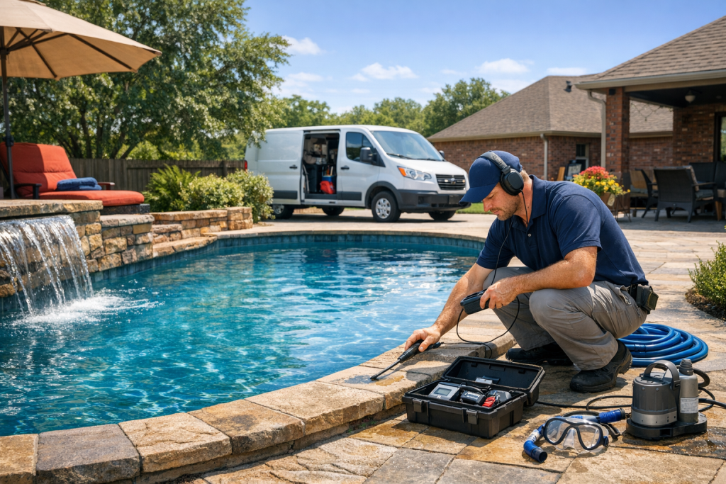 Local Experts Providing Pool Leak Detection & Repair in Red Oak, Oklahoma
