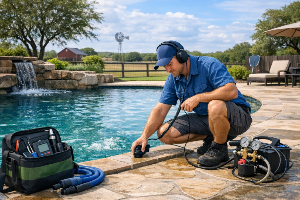 Local Experts Providing Pool Leak Detection & Repair in Richards, Texas