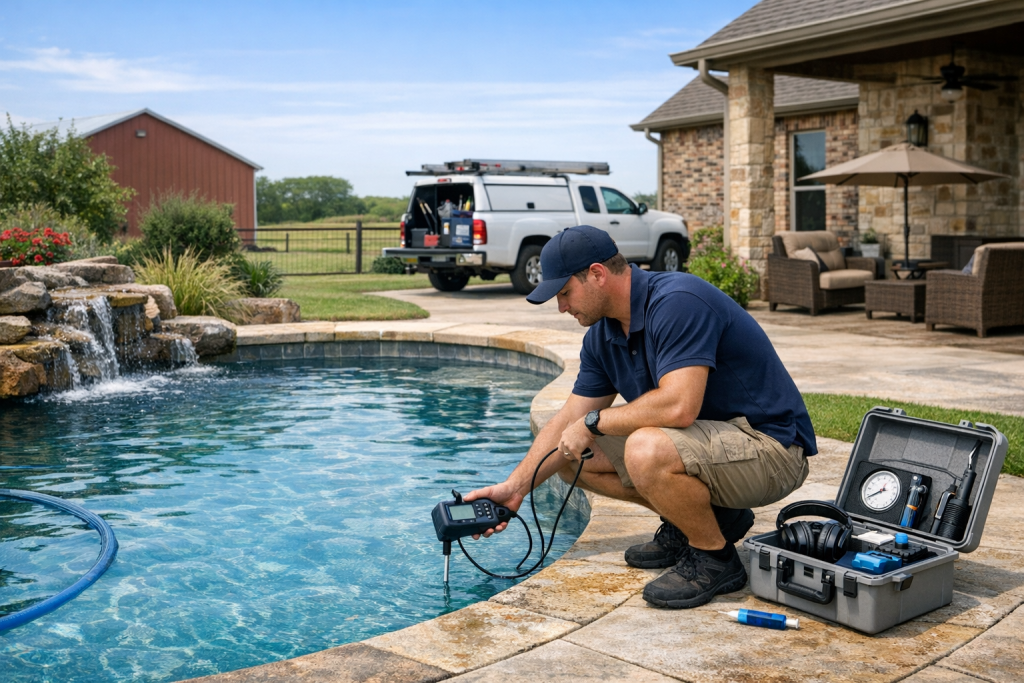 Local Experts Providing Pool Leak Detection & Repair in Trenton, Texas