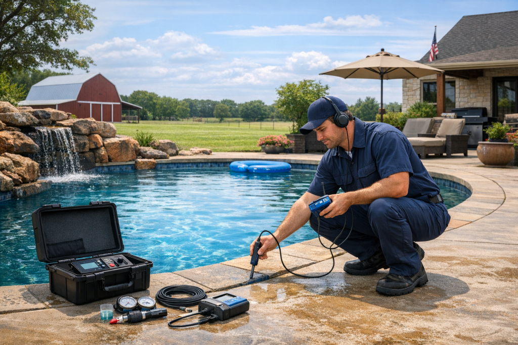 Local Pool Leak Detection & Repair Experts in Blanchard, Oklahoma