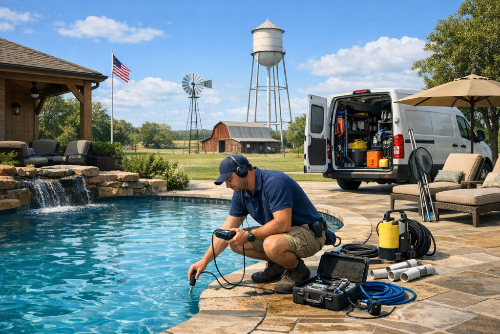 Local Pool Leak Detection & Repair Experts in Frost, Texas