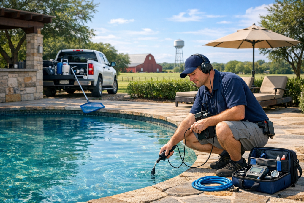 Local Pool Leak Detection & Repair Experts in Ladonia, Texas