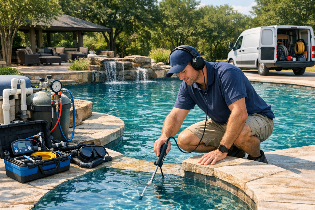 Local Pool Leak Detection & Repair Experts in Mannsville, Oklahoma