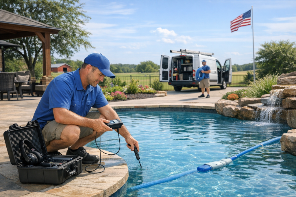 Local Pool Leak Detection & Repair Experts in New Summerfield, Texas