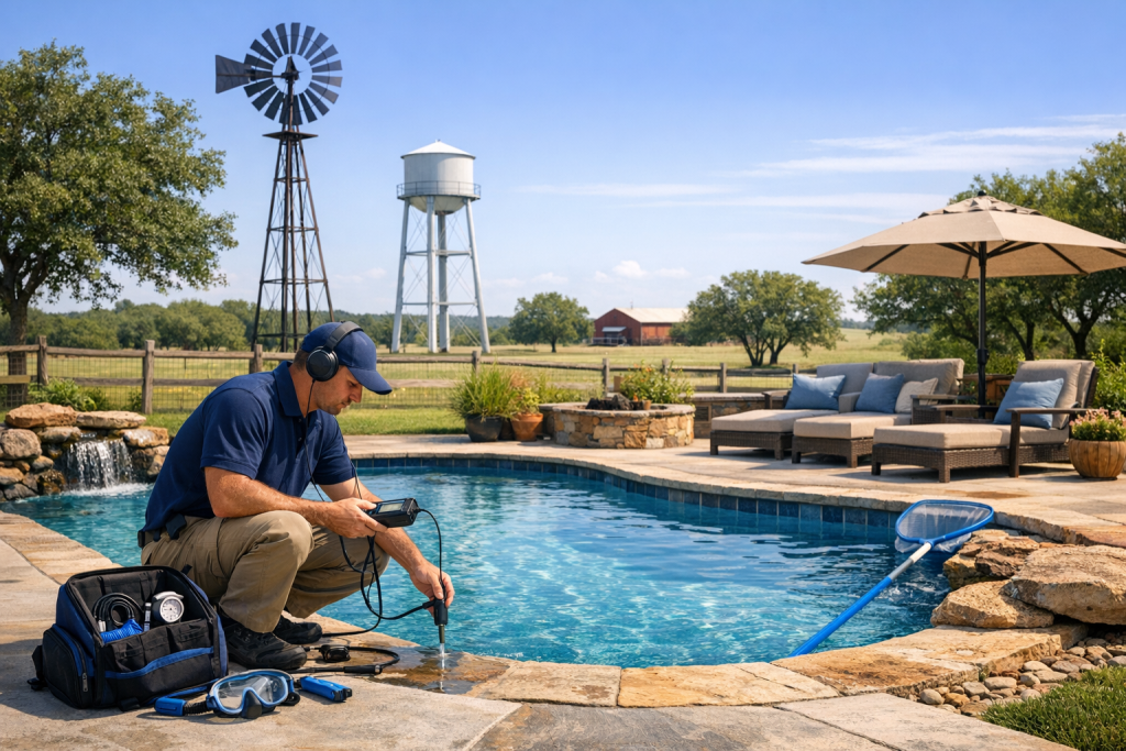 Local Pool Leak Detection & Repair Experts in Rising Star, Texas