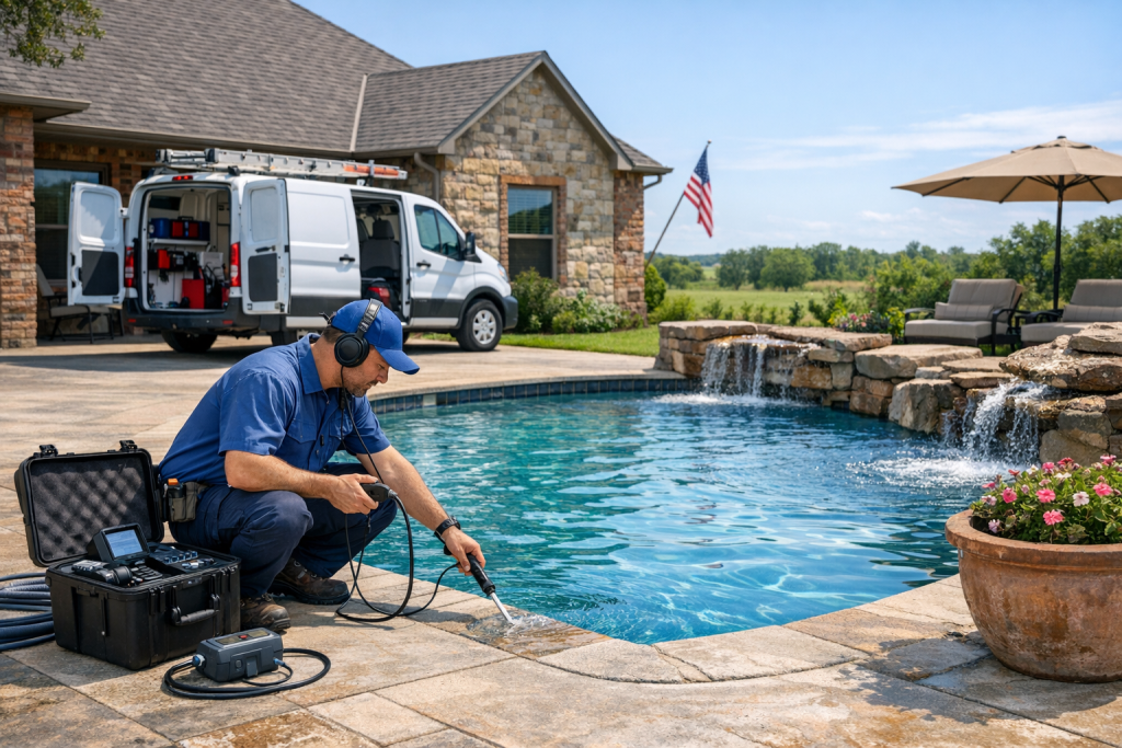 Local Pool Leak Detection & Repair Experts in Rocky, Oklahoma