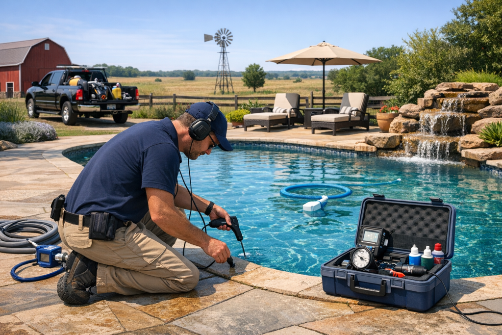 Local Pool Leak Detection & Repair Experts in Snyder, Oklahoma