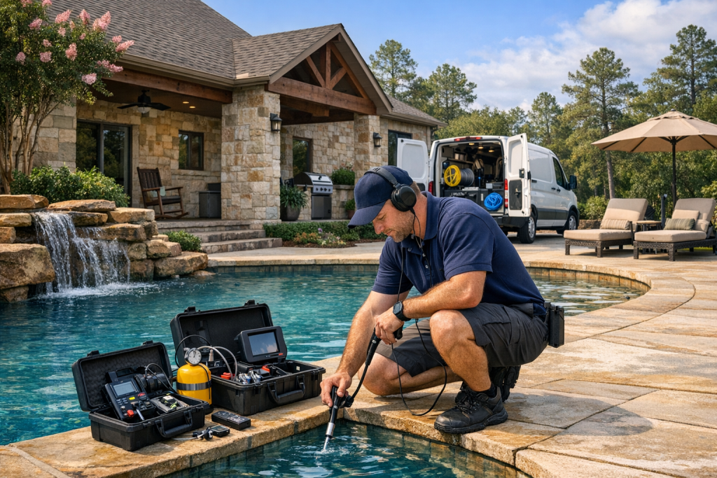 Local Pool Leak Detection & Repair Experts in Tyler, Texas