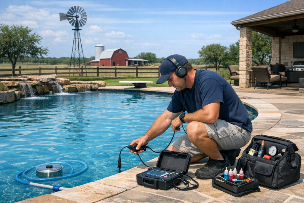 Local Pool Leak Detection & Repair Experts in Windthorst, Texas
