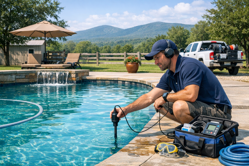 Local Professionals for Pool Leak Detection & Repair in Albion, Oklahoma