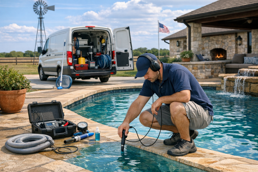 Local Professionals for Pool Leak Detection & Repair in Gunter, Texas