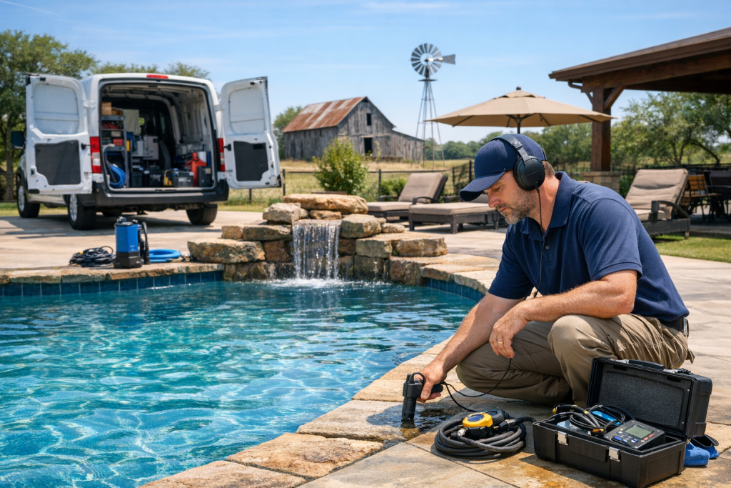 Local Professionals for Pool Leak Detection & Repair in Talco, Texas