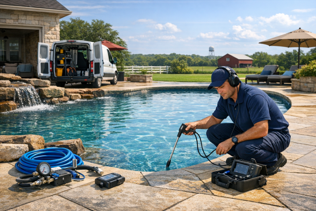 Local Professionals for Pool Leak Detection & Repair in Thackerville, Oklahoma