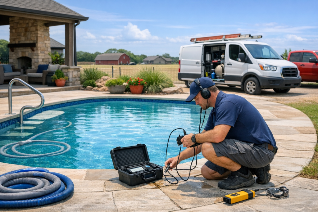Mustang, Oklahoma Pool Leak Detection & Repair Specialists
