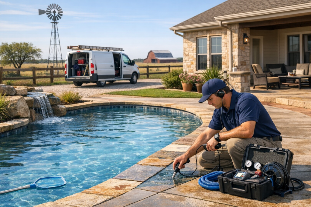 Personalized Pool Leak Detection & Repair in Rule, Texas