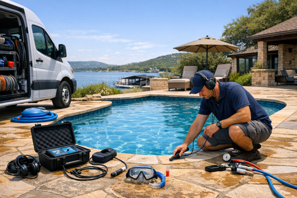 Pool Leak Detection & Repair Backed by Local Experience in Buchanan Lake Village, Texas