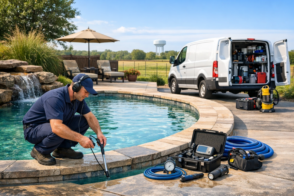 Pool Leak Detection & Repair Backed by Local Experience in Kellyville, Oklahoma