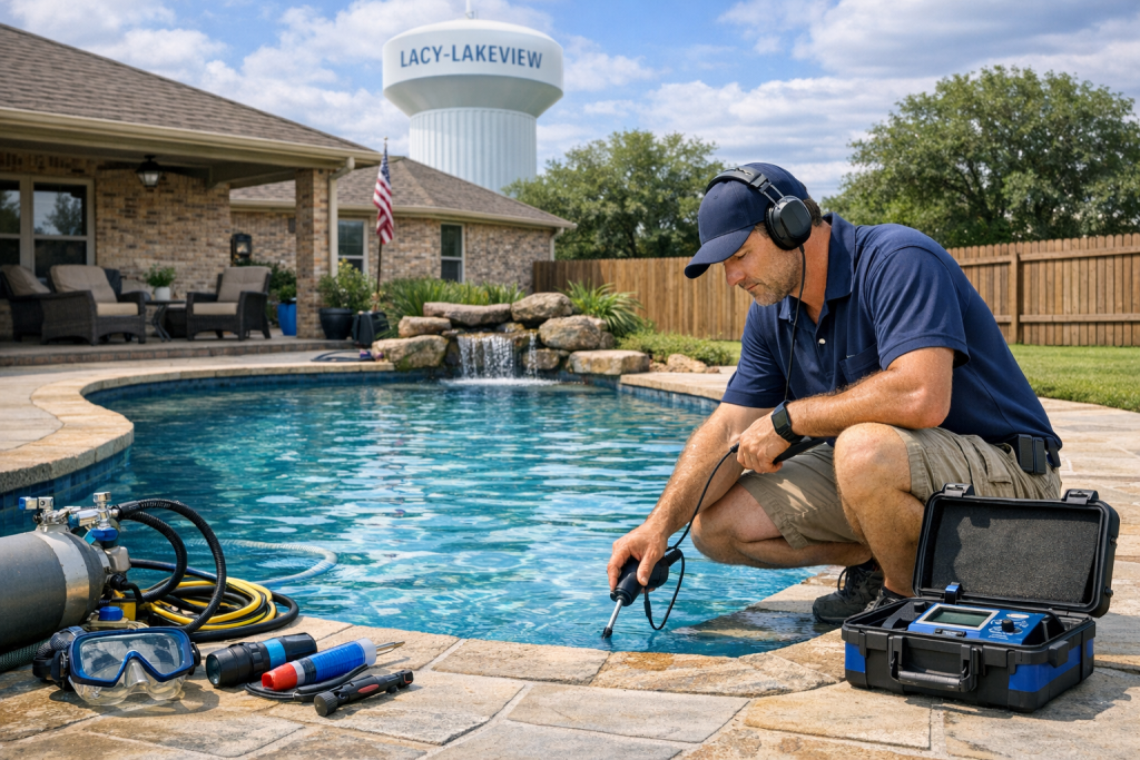 Pool Leak Detection & Repair Backed by Local Experience in Lacy-Lakeview, Texas