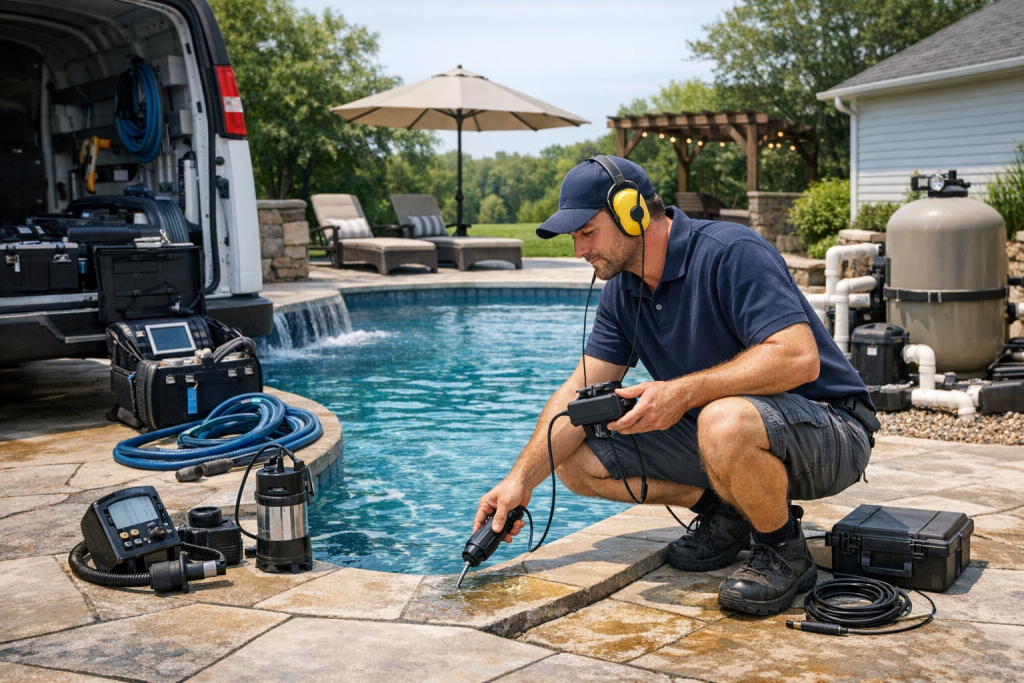 Pool Leak Detection & Repair Backed by Local Experience in Soper, Oklahoma
