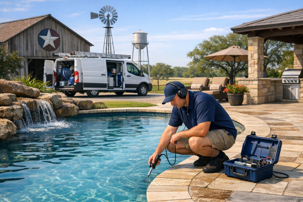 Pool Leak Detection & Repair Backed by Local Experience in Troy, Texas