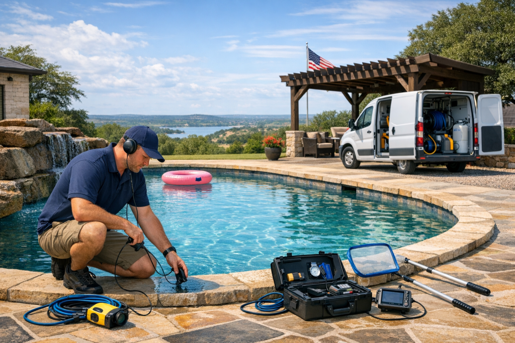Pool Leak Detection & Repair Company Serving Burnet, Texas