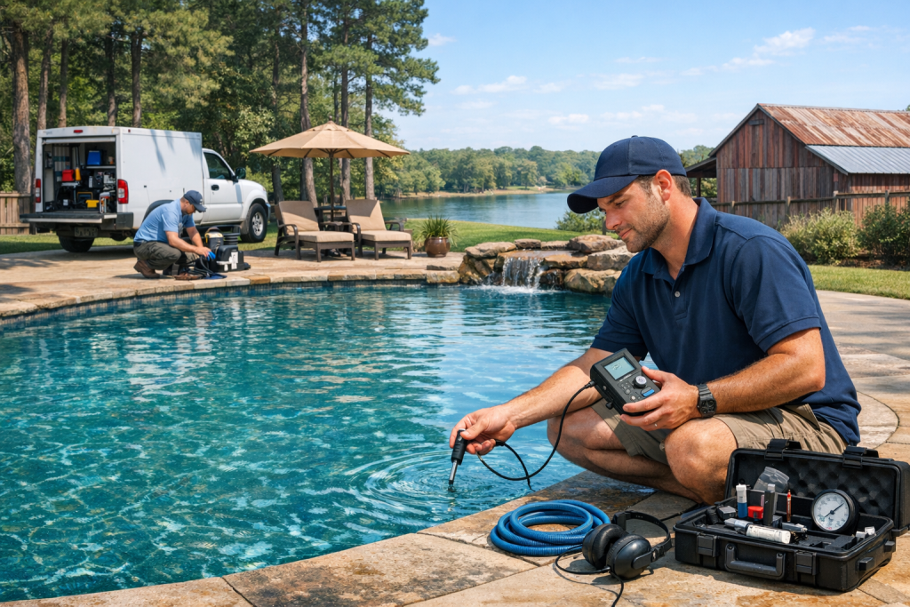 Pool Leak Detection & Repair Company Serving Daingerfield, Texas