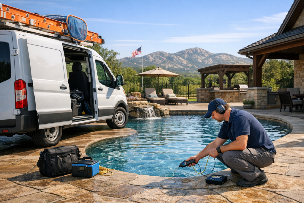 Pool Leak Detection & Repair Company Serving Golden, Oklahoma
