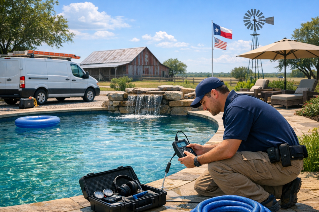 Pool Leak Detection & Repair Company Serving New Fairview, Texas