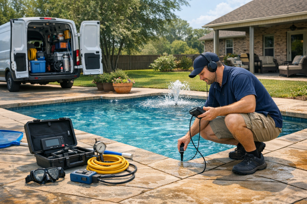 Pool Leak Detection & Repair Experts Serving Belcher, Louisiana