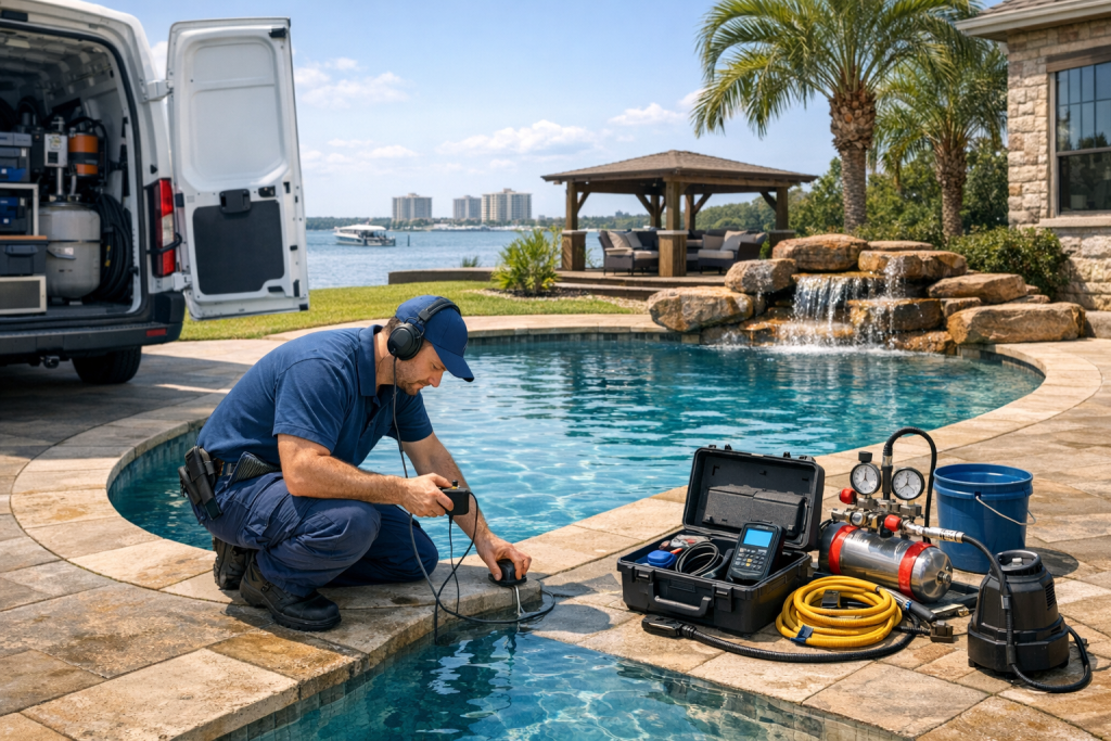 Pool Leak Detection & Repair Experts Serving Dustin, Oklahoma