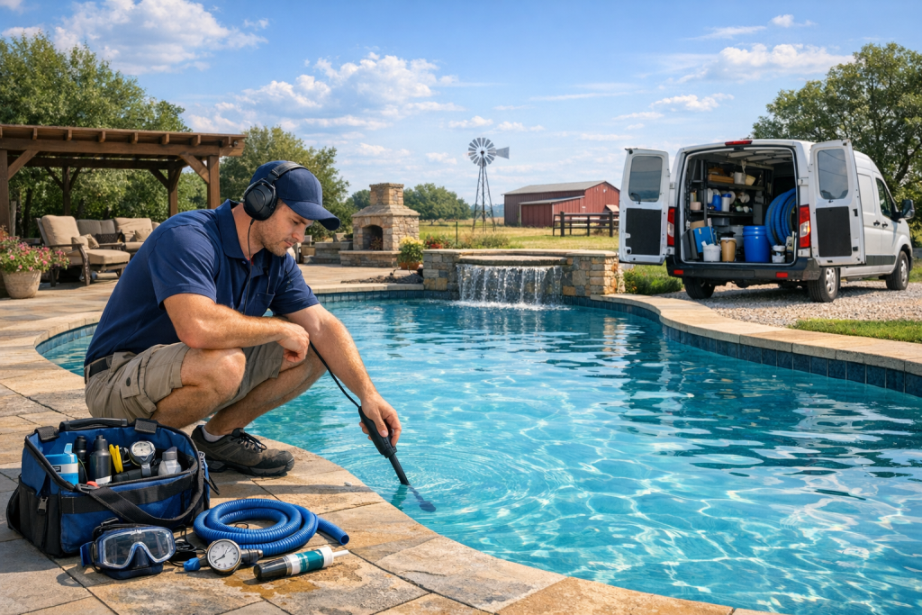 Pool Leak Detection & Repair Experts Serving Marietta, Oklahoma