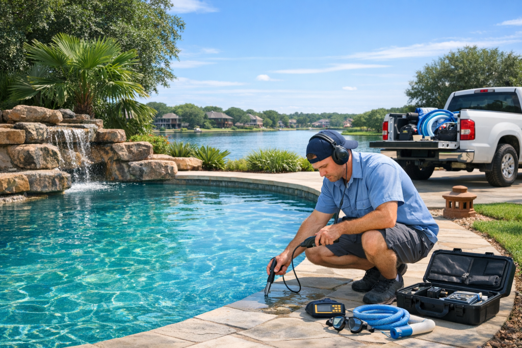 Pool Leak Detection & Repair Experts Serving Seis Lagos, Texas