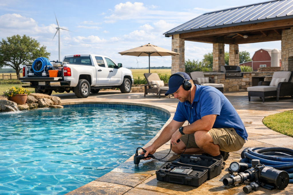 Pool Leak Detection & Repair in Crowell, Texas